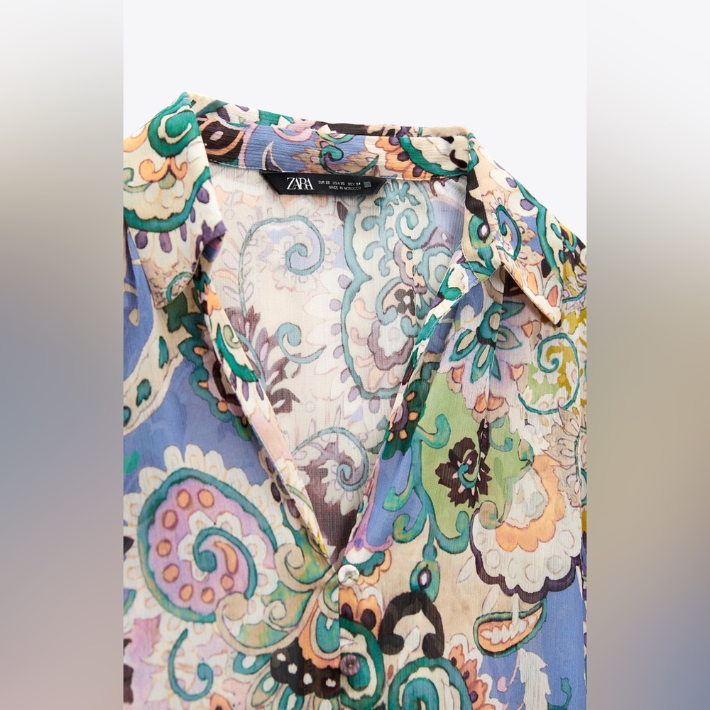 ZARA printed shirt